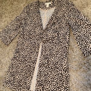 H&M Leopard Coat